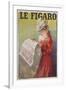 Le Figaro Newspaper-Michel Simonidy-Framed Giclee Print