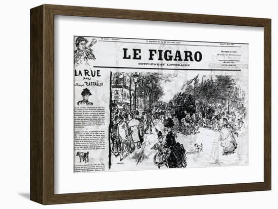 Le Figaro-Vincent van Gogh-Framed Art Print