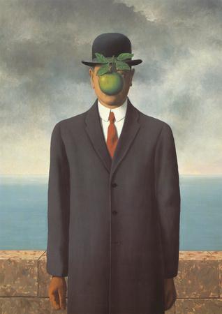 Le Fils de L'Homme (Son of Man)' Prints - Rene Magritte | AllPosters.com