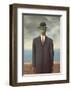 Le Fils de L'Homme (Son of Man)-Rene Magritte-Framed Art Print