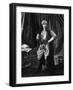 Le fils du Cheik The son of the Sheik by GeorgeFitzmaurice with Rudolph Valentino, 1926 (b/w photo)-null-Framed Photo