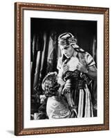 Le Fils du Sheik The Son of the Sheik by George Fitzmaurice with Rudolph Valentino and Vilma Banky,-null-Framed Photo