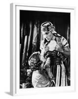 Le Fils du Sheik The Son of the Sheik by George Fitzmaurice with Rudolph Valentino and Vilma Banky,-null-Framed Photo