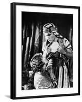 Le Fils du Sheik The Son of the Sheik by George Fitzmaurice with Rudolph Valentino and Vilma Banky,-null-Framed Photo