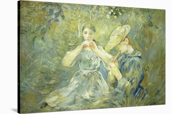 Le Flageolet-Berthe Morisot-Stretched Canvas