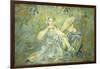 Le Flageolet-Berthe Morisot-Framed Giclee Print