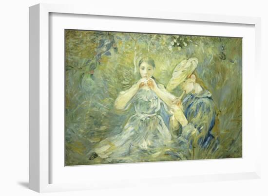 Le Flageolet-Berthe Morisot-Framed Giclee Print