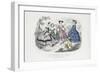 Le Follet (revue): ensembles de toilettes de la maison Leroy, planche 2276-Anaïs Toudouze-Framed Giclee Print