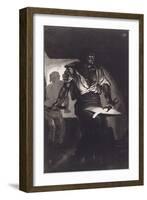 Le Forgeron, 4 ème état-Eugene Delacroix-Framed Giclee Print