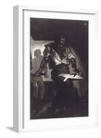 Le Forgeron, 4 ème état-Eugene Delacroix-Framed Giclee Print
