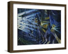 Le Forze Di Una Strada, 1911-Umberto Boccioni-Framed Giclee Print