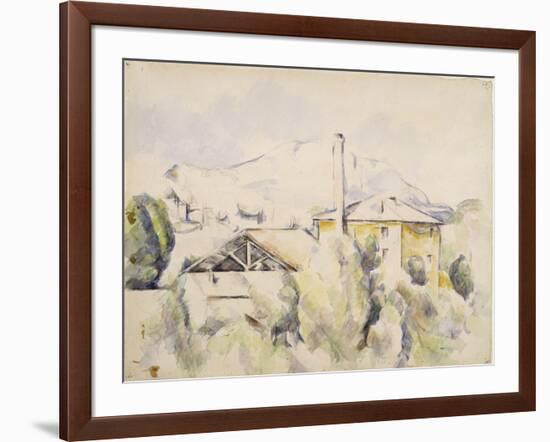 le four à plâtre, dit aussi Moulin au pont des Trois-Sautets-Paul Cézanne-Framed Giclee Print