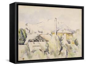 le four à plâtre, dit aussi Moulin au pont des Trois-Sautets-Paul Cézanne-Framed Stretched Canvas