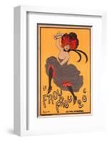 Le Frou Frou Journal Humorique-null-Framed Art Print