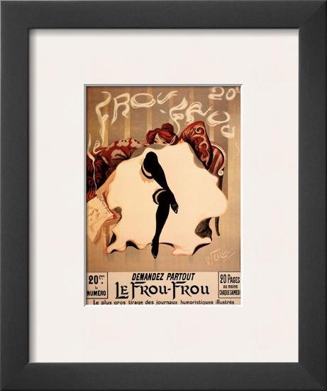 Le Frou Frou-Lucien-Henri Weiluc-Framed Art Print