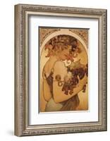 Le Fruit-Alphonse Mucha-Framed Premium Giclee Print