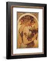 Le Fruit-Alphonse Mucha-Framed Premium Giclee Print