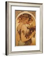 Le Fruit-Alphonse Mucha-Framed Premium Giclee Print