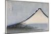 Le Fuji bleu-Katsushika Hokusai-Mounted Giclee Print