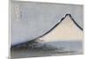 Le Fuji bleu-Katsushika Hokusai-Mounted Giclee Print