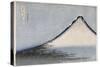 Le Fuji bleu-Katsushika Hokusai-Stretched Canvas