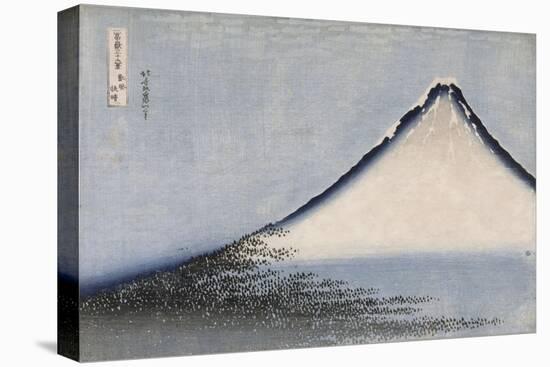 Le Fuji bleu-Katsushika Hokusai-Stretched Canvas