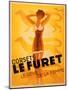 Le Furet Corsets Poster-null-Mounted Art Print