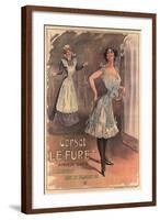 Le Furet Wasp-Waist Corset-null-Framed Art Print