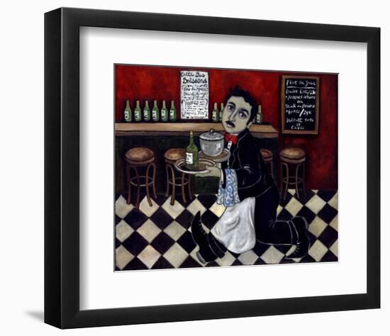 Le Garcon Arrvie Toute Suite-null-Framed Art Print