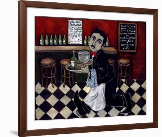 Le Garcon Arrvie Toute Suite-null-Framed Art Print