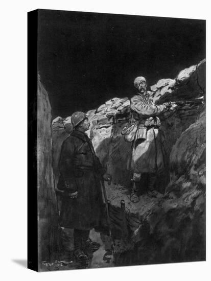 Le Gardien Du Créneau, 1915-Georges Bertin Scott-Stretched Canvas