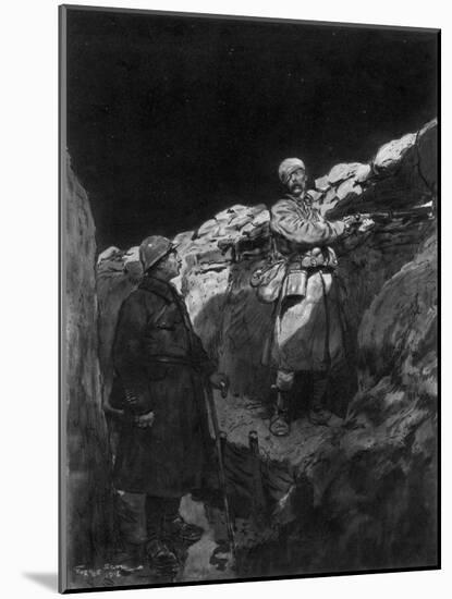 Le Gardien Du Créneau, 1915-Georges Bertin Scott-Mounted Giclee Print