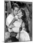 Le Gaucher THE LEFT HANDED GUN by ArthurPenn with Paul Newman and Lita Milan, 1957 (b/w photo)-null-Mounted Photo