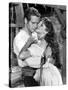 Le Gaucher THE LEFT HANDED GUN by ArthurPenn with Paul Newman and Lita Milan, 1957 (b/w photo)-null-Stretched Canvas