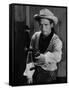 Le Gaucher THE LEFT HANDED GUN by ArthurPenn with Paul Newman en, 1957 (b/w photo)-null-Framed Stretched Canvas