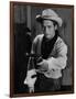 Le Gaucher THE LEFT HANDED GUN by ArthurPenn with Paul Newman en, 1957 (b/w photo)-null-Framed Photo