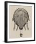 Le Geant des airs Ascension de Monsieur Armand Petit, between 1860-1880-null-Framed Giclee Print