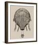 Le Geant des airs Ascension de Monsieur Armand Petit, between 1860-1880-null-Framed Giclee Print