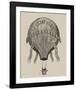 Le Geant des airs Ascension de Monsieur Armand Petit, between 1860-1880-null-Framed Giclee Print