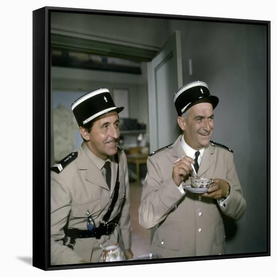 Le Gendarme Se Marie (photo)-null-Framed Stretched Canvas