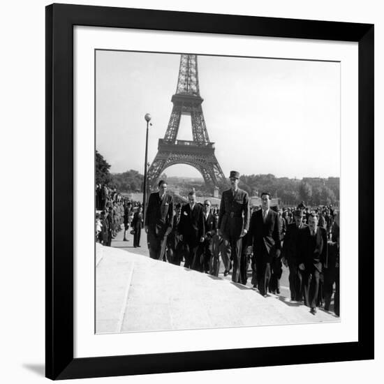 Le General Charles De Gaulle-null-Framed Photo