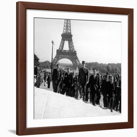 Le General Charles De Gaulle-null-Framed Photo