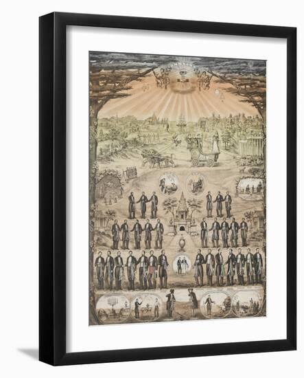 Le génie du compagnonnage faisant le tour du monde-null-Framed Giclee Print