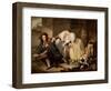 Le Geste Napolitain, 1757 (Oil on Canvas)-Jean Baptiste Greuze-Framed Giclee Print