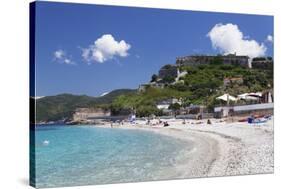 Le Ghiaie Beach, Forto Falcone Fortress, Portoferraio-Markus Lange-Stretched Canvas