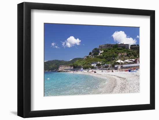 Le Ghiaie Beach, Forto Falcone Fortress, Portoferraio-Markus Lange-Framed Photographic Print