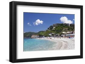 Le Ghiaie Beach, Forto Falcone Fortress, Portoferraio-Markus Lange-Framed Photographic Print