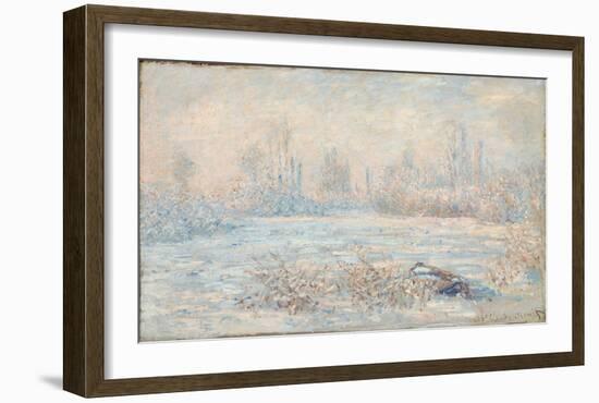 Le Givre, 1880-Claude Monet-Framed Giclee Print