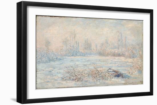 Le Givre, 1880-Claude Monet-Framed Giclee Print