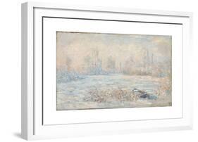 Le Givre, 1880-Claude Monet-Framed Giclee Print